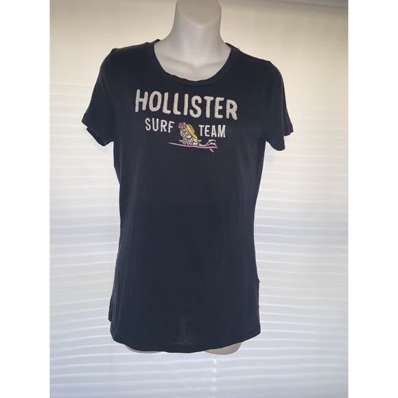 Hollister Vintage Y2k Surfer Tee T-Shirt 2000s Sz Large Women’s Short Sleeve - Picture 2 of 5